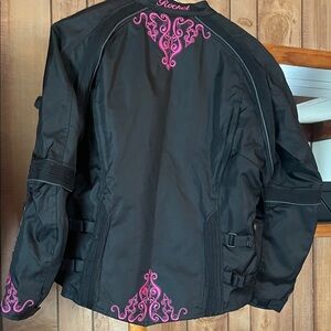 Joe Rocket Black Jacket with Pink Accents